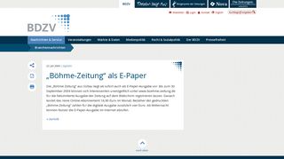 
                            9. BDZV: „Böhme-Zeitung“ als E-Paper