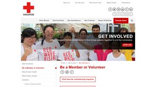 
                            11. Be a Member or Volunteer - Singapore Red Cross