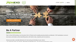 
                            4. Be A Partner with Peer to Peer lending company India - Monexo