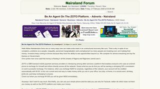 
                            4. Be An Agent On The ZOTO Platform. - Adverts - Nigeria - Nairaland ...