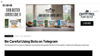 
                            11. Be Careful Using Bots on Telegram | WIRED