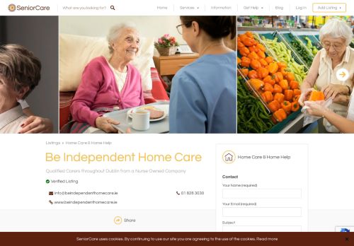 
                            9. Be Independent Home Care - SeniorCare.ie