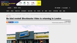 
                            9. Be kind rewind! Blockbuster Video is returning to London - Time Out