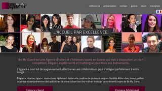 
                            6. Be My Guest — Agence d'hôtesses et hôtes d'accueil — Hosts ...