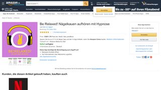 
                            12. Be Relaxed! Nägelkauen aufhören mit Hypnose: Amazon.de: Apps ...