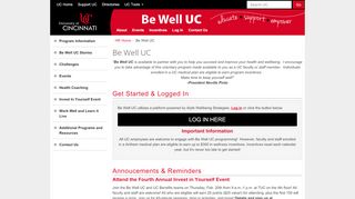 
                            9. Be Well UC, University of Cincinnati
