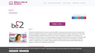 
                            5. Be2 - Melhores Sites de Encontros