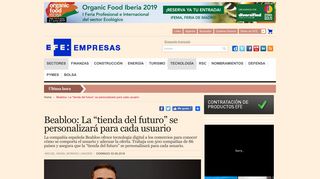 
                            9. Beabloo: “En la tienda del futuro seguirá habiendo personal