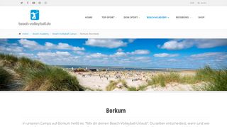 
                            7. beach-volleyball.de: Borkum (Nordsee)
