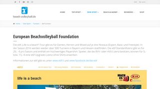 
                            12. beach-volleyball.de: ebf-Turniere