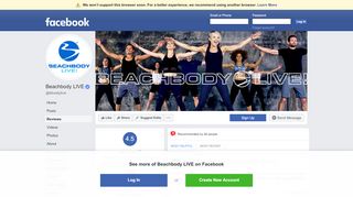 
                            6. Beachbody LIVE - Reviews | Facebook