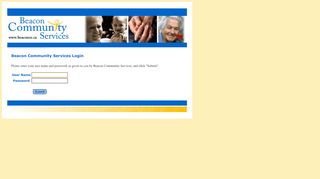 
                            1. Beacon Community Services - Login