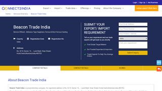 
                            8. Beacon Trade India - Company, registration details, products ...