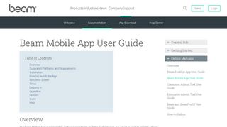 
                            6. Beam Mobile App User Guide - Beam