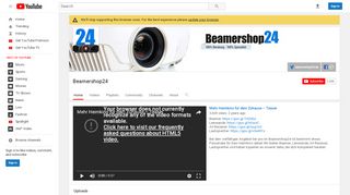 
                            3. Beamershop24 - YouTube