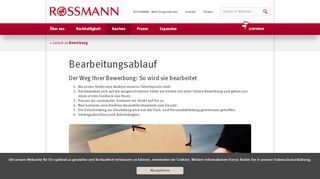 
                            8. Bearbeitungsablauf | ROSSMANN Unternehmen