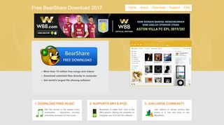 
                            4. BearShare Download - Free version 2017