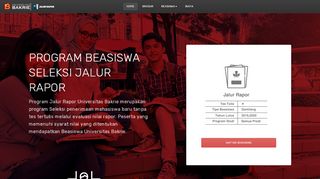 
                            12. Beasiswa Jalur Khusus Rapor | Universitas Bakrie