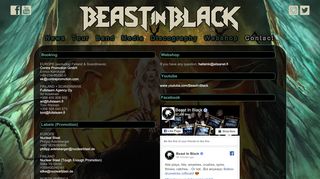 
                            13. BEAST IN BLACK | CONTACT