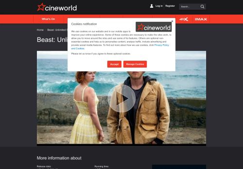 
                            12. Beast: Unlimited Screening | Book tickets at Cineworld Cinemas