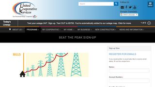 
                            4. Beat the Peak Sign-Up | United Cooperative Services.