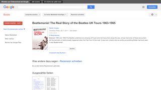 
                            13. Beatlemania! The Real Story of the Beatles UK Tours 1963-1965