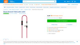 
                            8. Beats Remote Talk audio cable - Before 23:59, delivered tomorrow