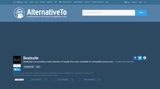 
                            7. Beatsuite Alternatives and Similar Websites and Apps - AlternativeTo.net