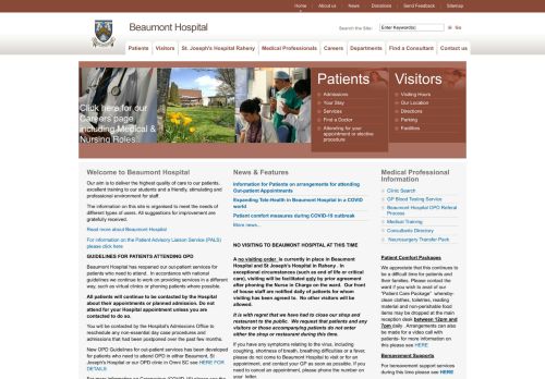 
                            2. Beaumont Hospital - Internet