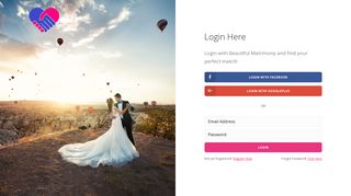 
                            1. Beautiful Matrimony | Login