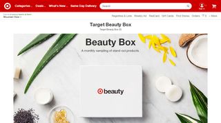 
                            12. Beauty Box : Target