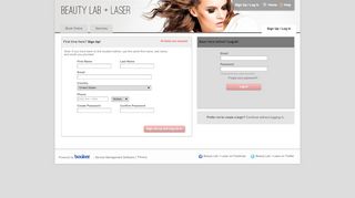 
                            6. Beauty Lab + Laser > Login Or Sign Up - secure-booker.com