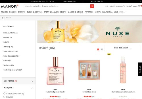 
                            10. Beauty Nuxe | acheter en ligne - MANOR