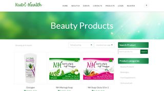 
                            8. Beauty Products – Nutri-Health International