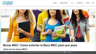 
                            12. Becas MEC: Cómo solicitar la Beca MEC paso por paso - Destu ...