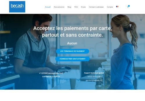 
                            7. becash – Terminal de paiement et solution eCommerce