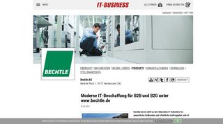 
                            12. Bechtle AG in Neckarsulm - IT-Business