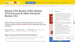 
                            7. Becker CPA Review 2019: Legit Becker CPA Discount -- Save $1,000+