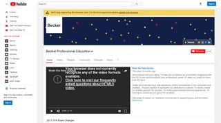 
                            6. Becker Professional Education - YouTube