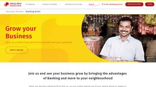 
                            6. Become a Banking Point - Aditya Birla Payments Bank