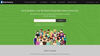 
                            5. Become a beta tester at BetaTesting: The early adopter community