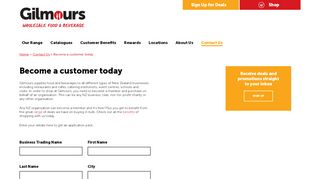
                            7. Become a customer today | Gilmours