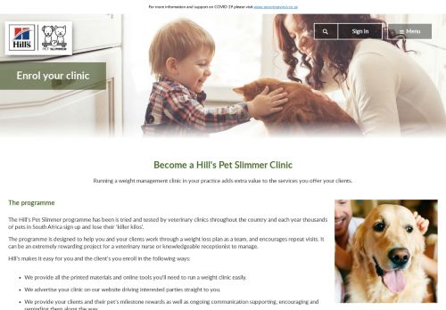 
                            7. Become a Hill's Pet Slimmer Clinic