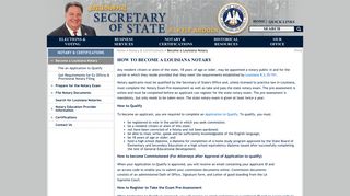 
                            3. Become a Louisiana Notary - Louisiana Secretary of State