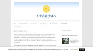 
                            10. Become a member - Adelaide Shambhala Meditation Group