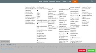 
                            1. Become a Member | IIBA | International Institute of Business Analysis