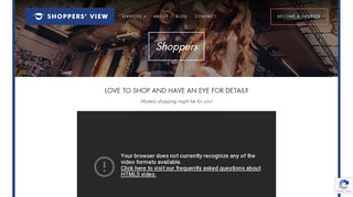 
                            12. Become a mystery shopper - - Shoppers' View