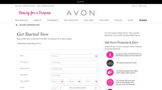 
                            5. Become a Representative - AVON INDIA