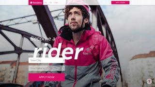 
                            7. Become a rider - foodora