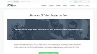 
                            4. Become a SEOshop Partner, for free